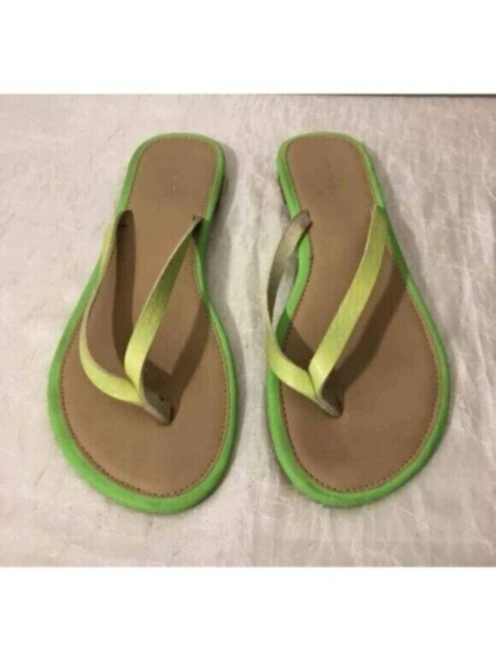 Leather Flip Flops Sandals Womens Sz 10 - BUNDLE & SAVE 30%